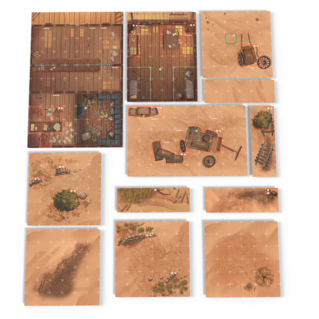 High Noon Starter Set Upgrade Tiles